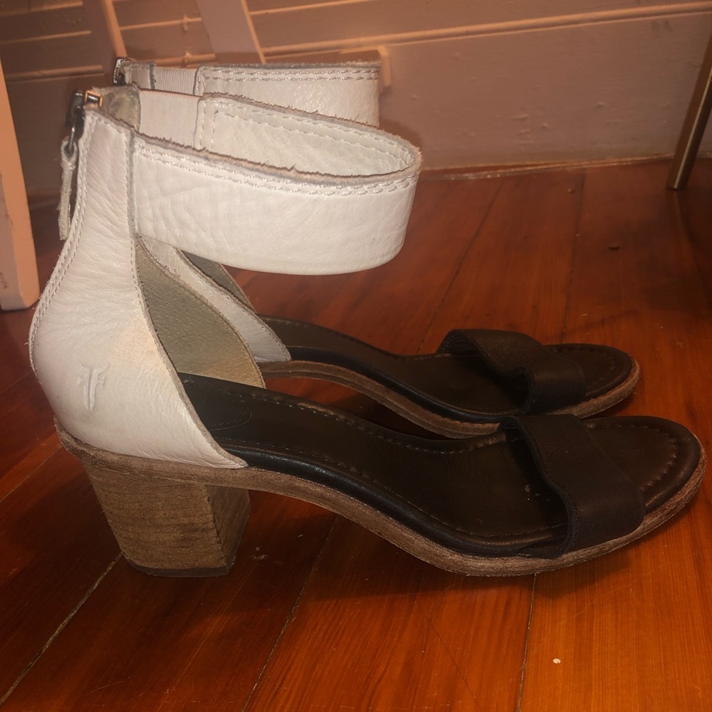 Frye two toned sandals